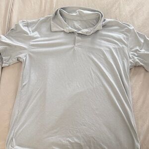 Old Navy Light Gray Polo Shirt